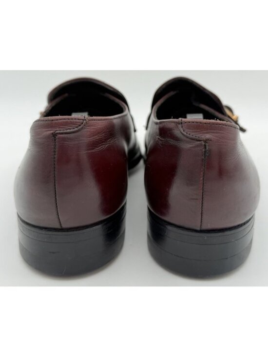 Florsheim Imperial Monk Strap Dress Shoes Burgundy Oxblood Leather Men’s 8.5 D main image 6